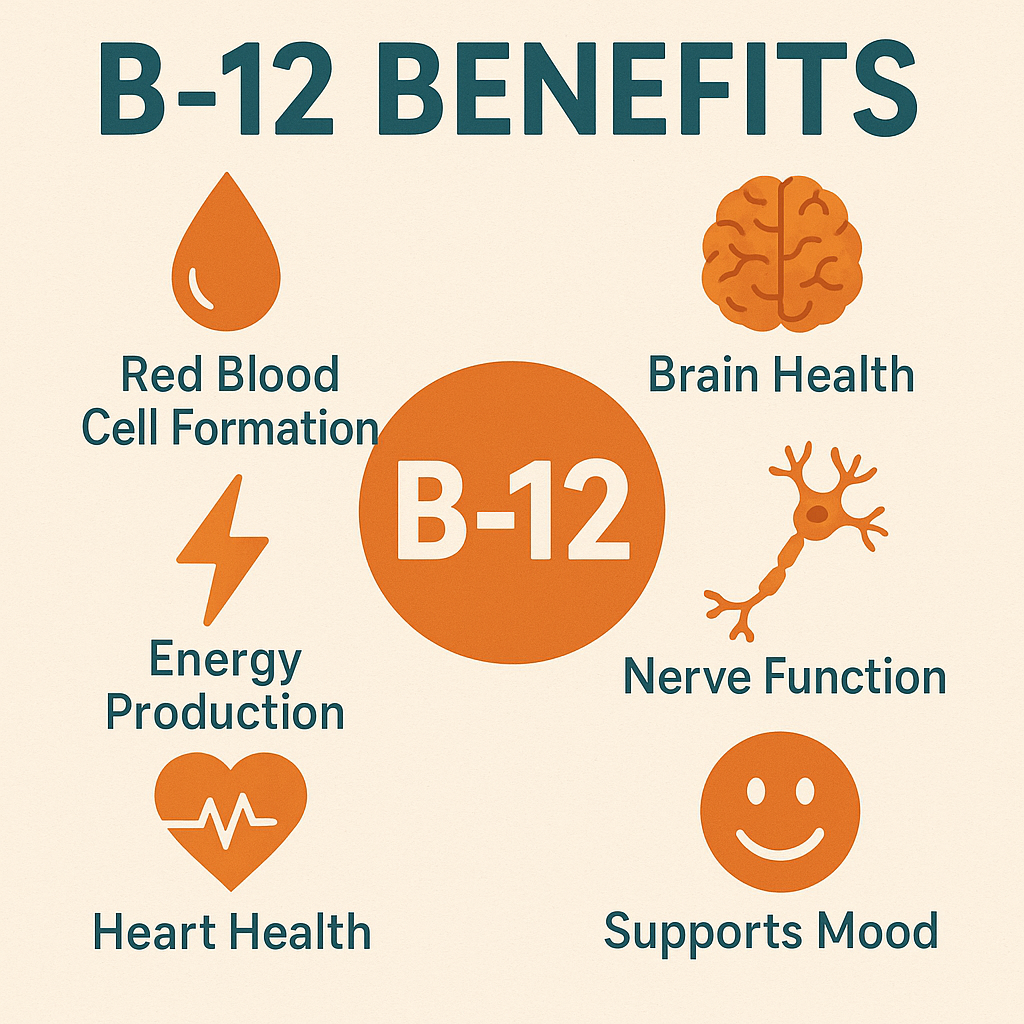 Read more about the article Vitamin B12: The Essential Guide to Energy, Brain Health, and Wellness